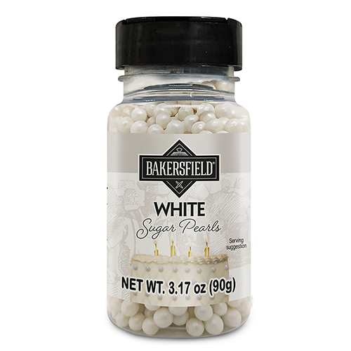 Large Sugar Pearls - White (90g / 3.17 oz)